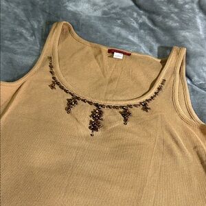 Tan summer top.